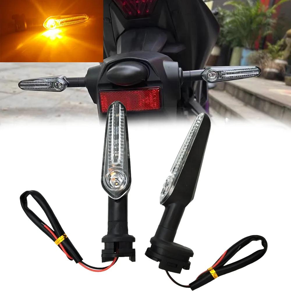 A Pair Motorcycle Turn Signal Light Moto Flashing Light Clignotant Moto Led for YAMAHA MT07 Tracer 700 XJ6 FZ6 MT09 900 MT10