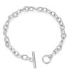 Stilvolles Edelstahl-Kreuzkettenarmband mit OT-Verschluss (17-21CM)