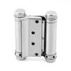 2pcs Practical 3Inch Aligning Spring Hinges for Automatic Door Closing with 90 Degree Positioning In Elegant Finish
