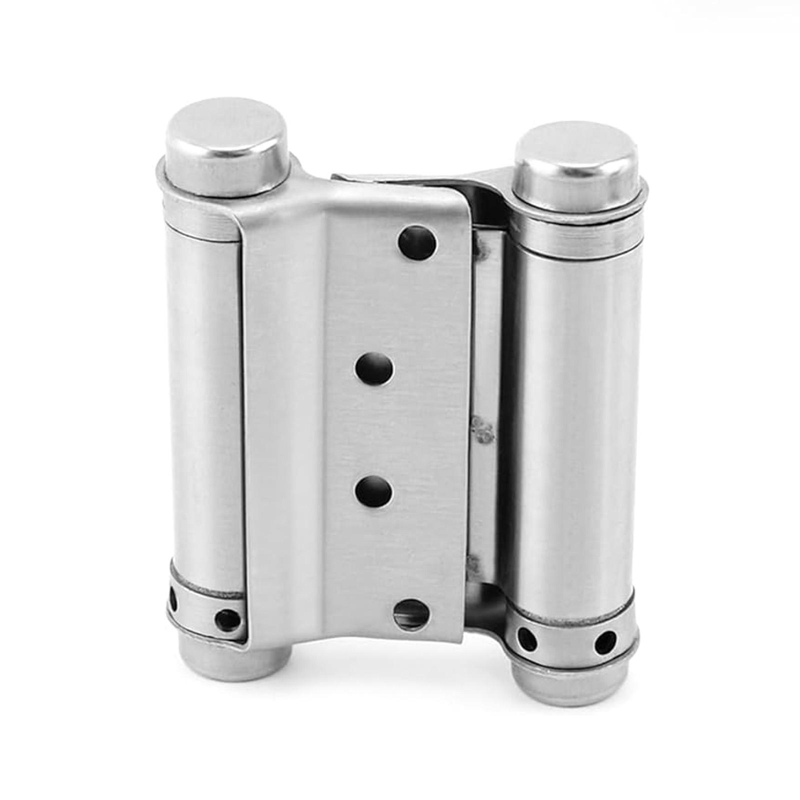 2Pieces Sturdy 3Inch Multifunctional Spring Hinges for Securerly Door Closures with Stylish Designs Daily Casual Use