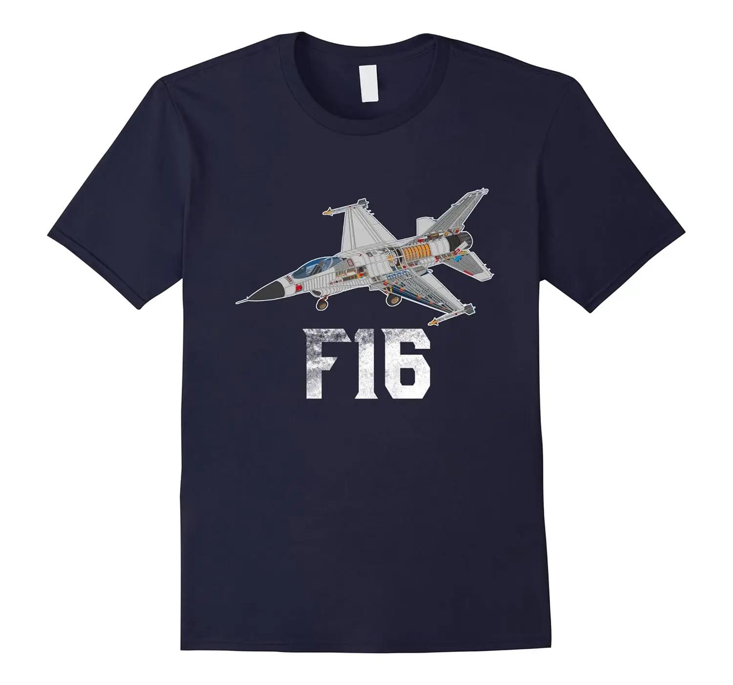 

Military Aircraft F-16 Falcon Men T-Shirt Short Sleeve Casual Cotton O-Neck T Shirt S