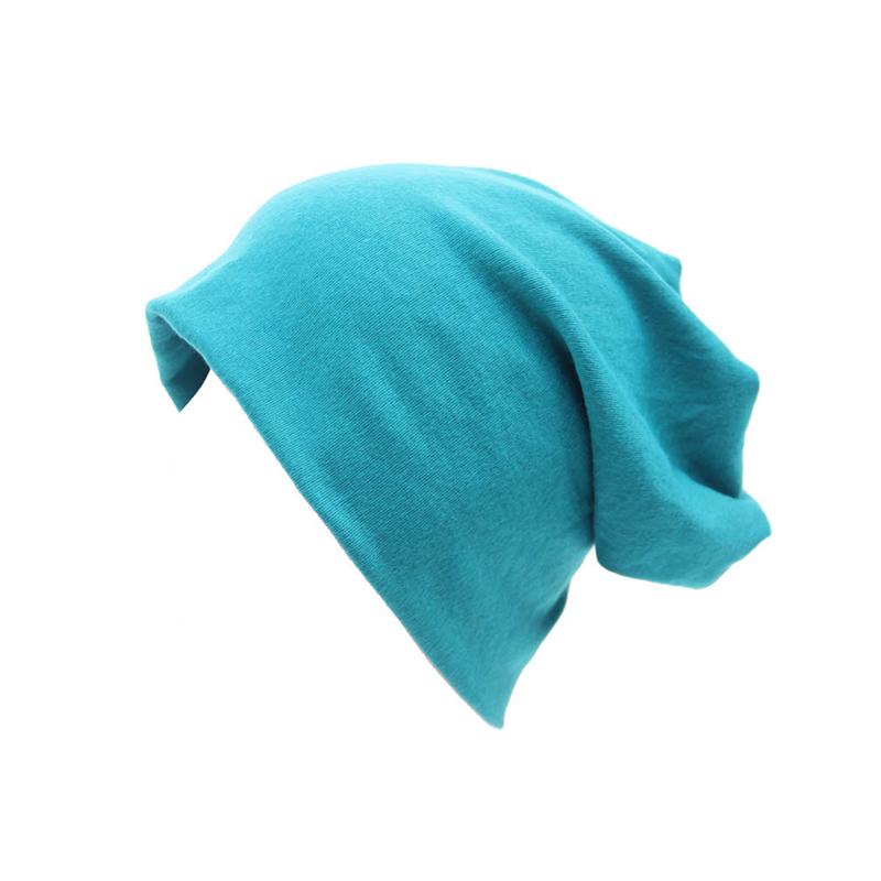 1Pc Cap Oversized Women Ladies Solid Color Mens Skateboard Slouch Beanie Hat Polyester