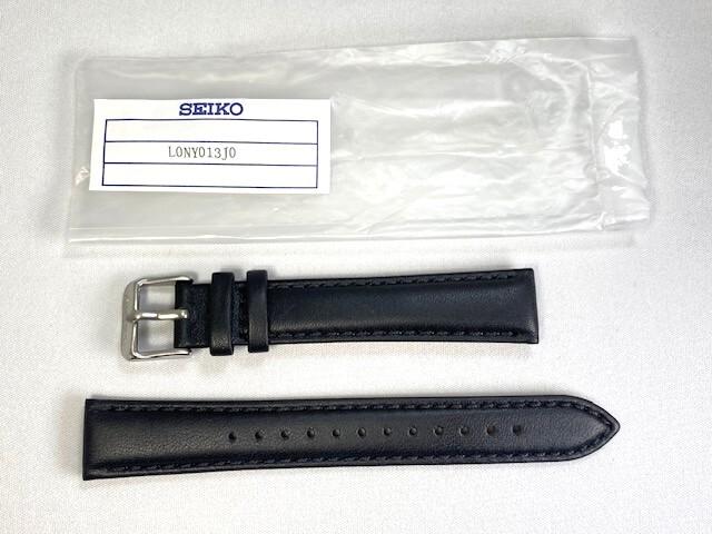 L0NY013J0 Seiko SEIKO 5 Sports PEANUTS Collaboration Snoopy 18mm Genuine Leather Strap Calf Black for via 4R36-14W0 (Ships Nekopos)