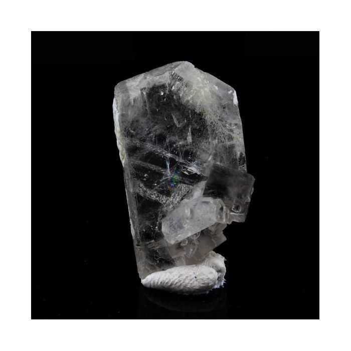 Pierres et Minéraux. Fluorite + Baryte. 24.5 ct. Fontsante Mine, Var, France.