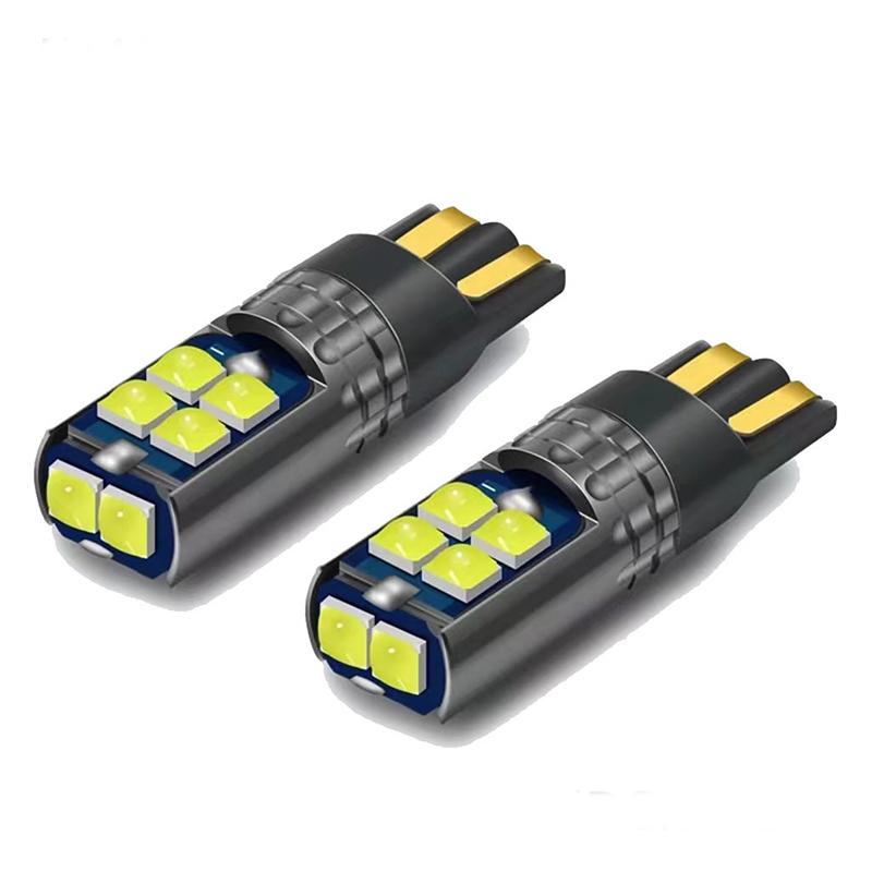 

2PCS T10 W5W 168 501 192 2825 WY5W Super Bright LED Car Interior Reading Dome Lamp Auto Wedge Parking Bulb License Plate Lights Ice Blue