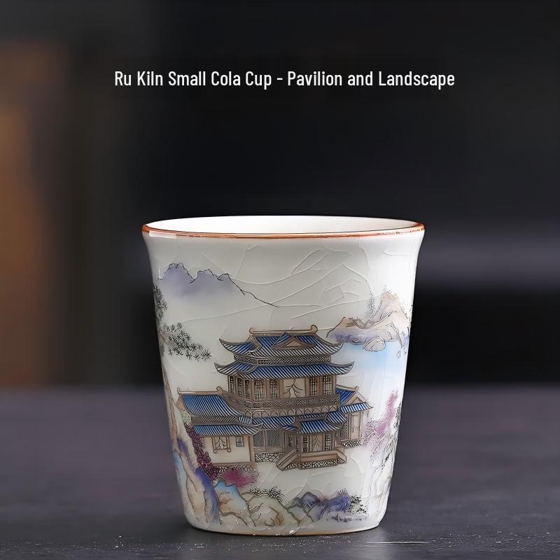 Ru Kiln Ceramic Teacup