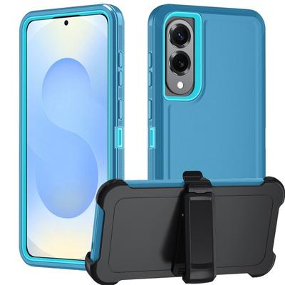 Heavy Duty Rugged 3-Layer Armor Case For Samsung S25 Edge Ultra Plus Ott-Box Hybrid Shockproof Defender Cover with Belt Clip