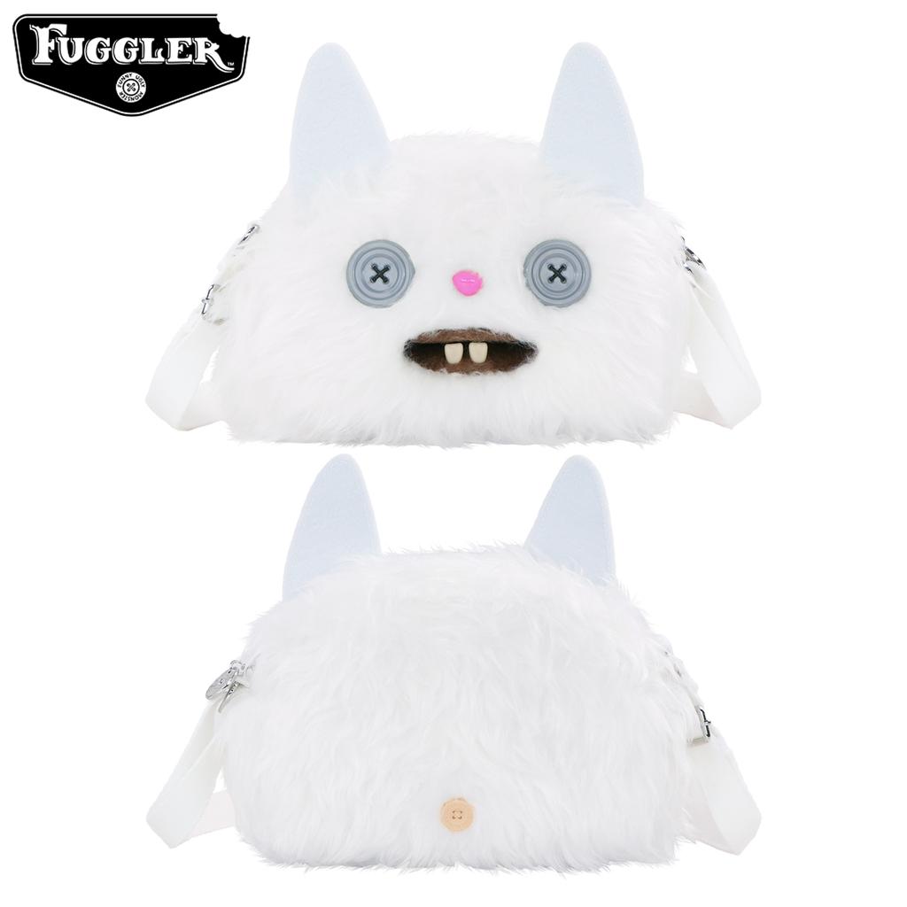 Original Fuggler Ugly Teeth Monster Plush Toy Shoulder Bag CHEEZEE Cat Wide Eyed Weirdo Sir Belch Hairless Peluche Crossbody Bag