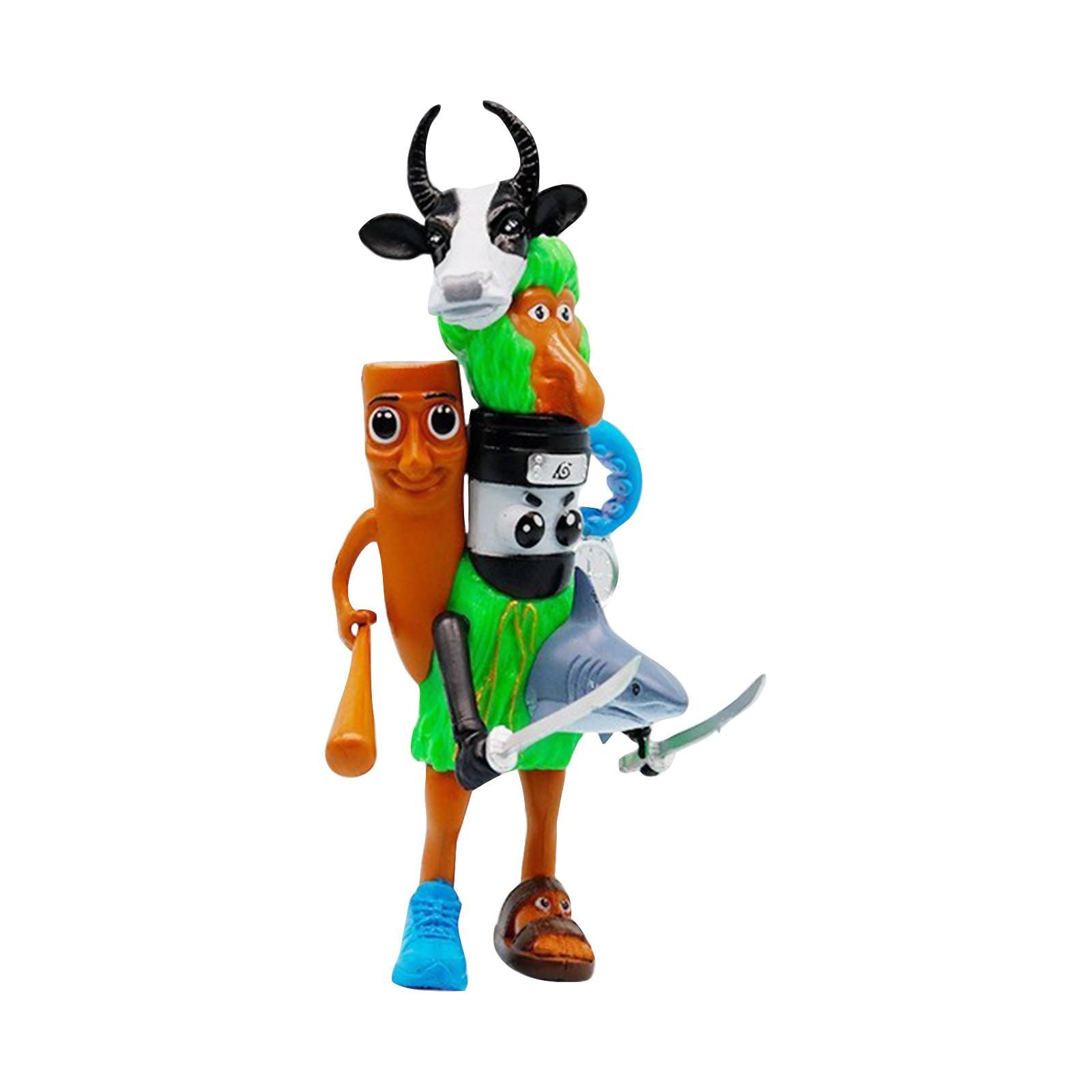 

Non-movable Doll Collection Version Scale Doll Desktop Ornaments With One Accessory One Size