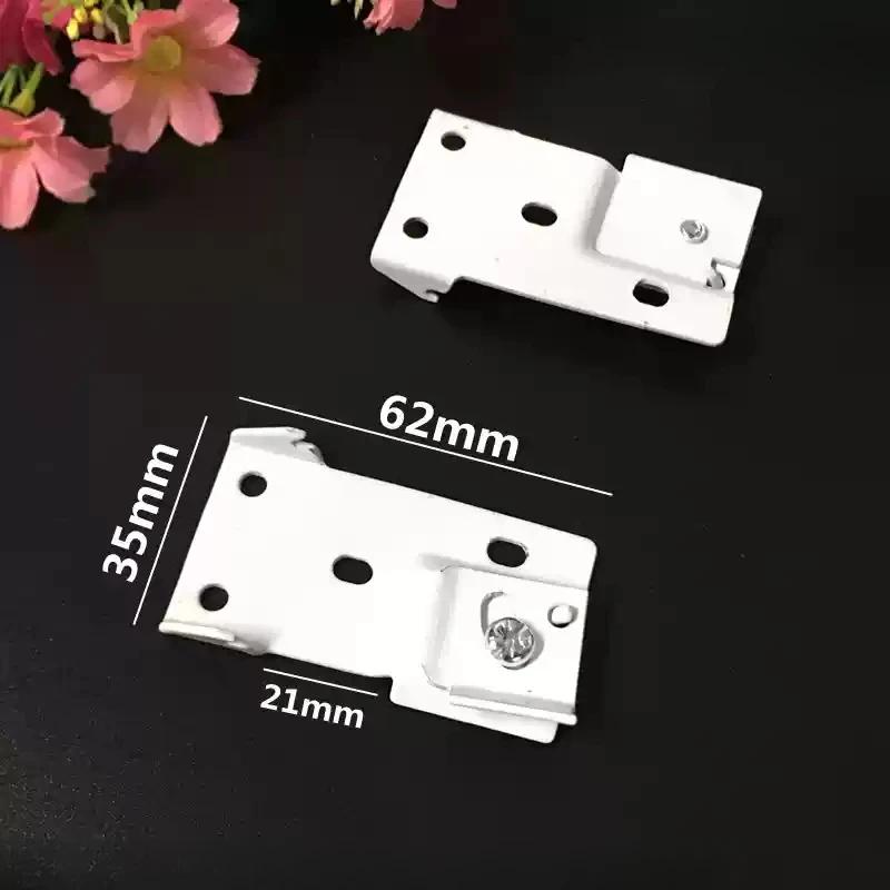 Curtain Rail Metal Accessories Install Corner Code Bracket Fixed Connector Household Hardware Accessories Window Parts Tool