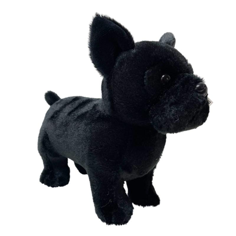 Cute Bull Terrier Plush Toy For Kids Soft And Cuddly Stuffed Animal Pet Doll Stock)