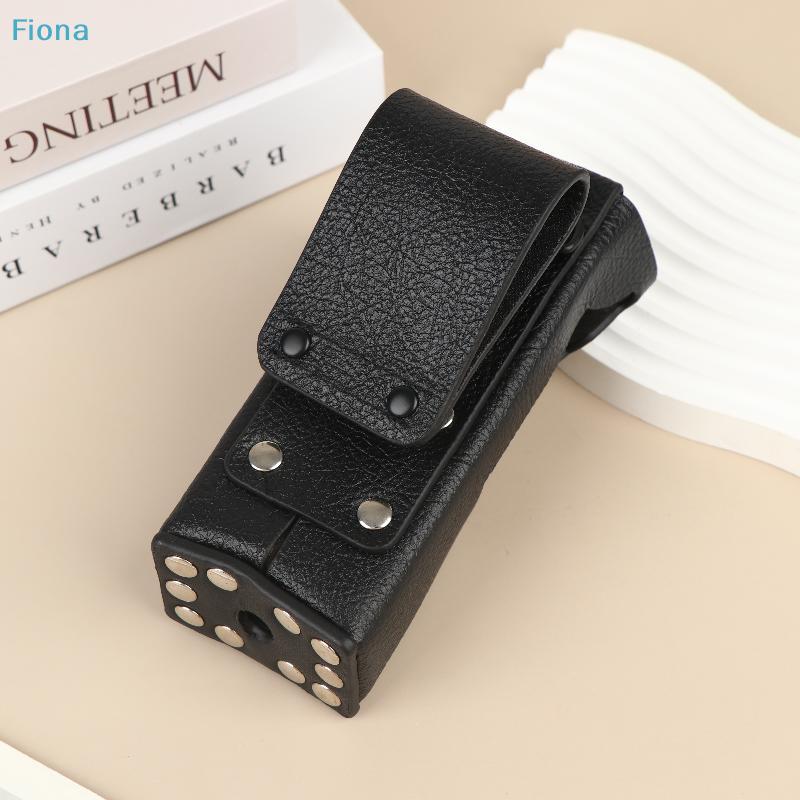 Walkie Talkie Leather Sleeve Hard Leather Carry Case With Shoulder Strap Protective Case For Two Way Radio MTP8550 MTP8500EX
