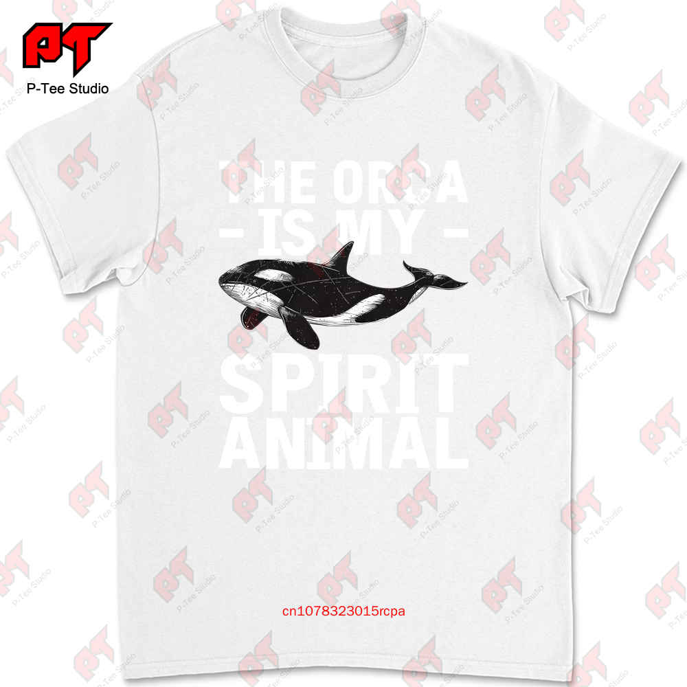 The Orca Is My Soitit Animal Killer Whale T-shirt Tee B8FB