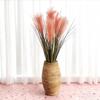 Indonesian Handwoven Rattan Floor Vase (30-40cm) | Natural Cane Craft Window & Living Room Decoration Elegant Home Furnishings