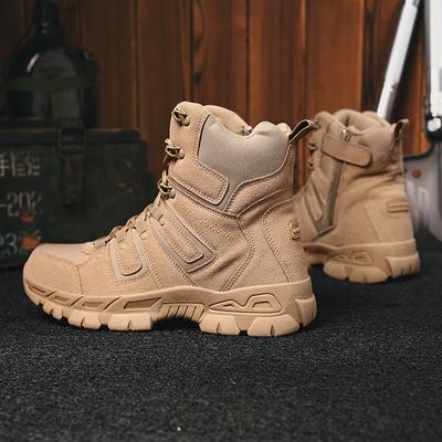 39-46 Large Size Men's Hiking Boots Military Boots Outdoor Training Shoes