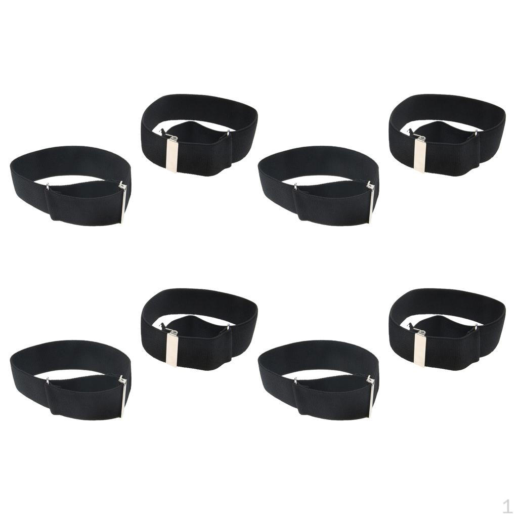 

8 штук Эластичные регулируемые нарукавные повязки-рукава, подвязки, нарукавные повязки, лента, эластичные подвязки, рубашки