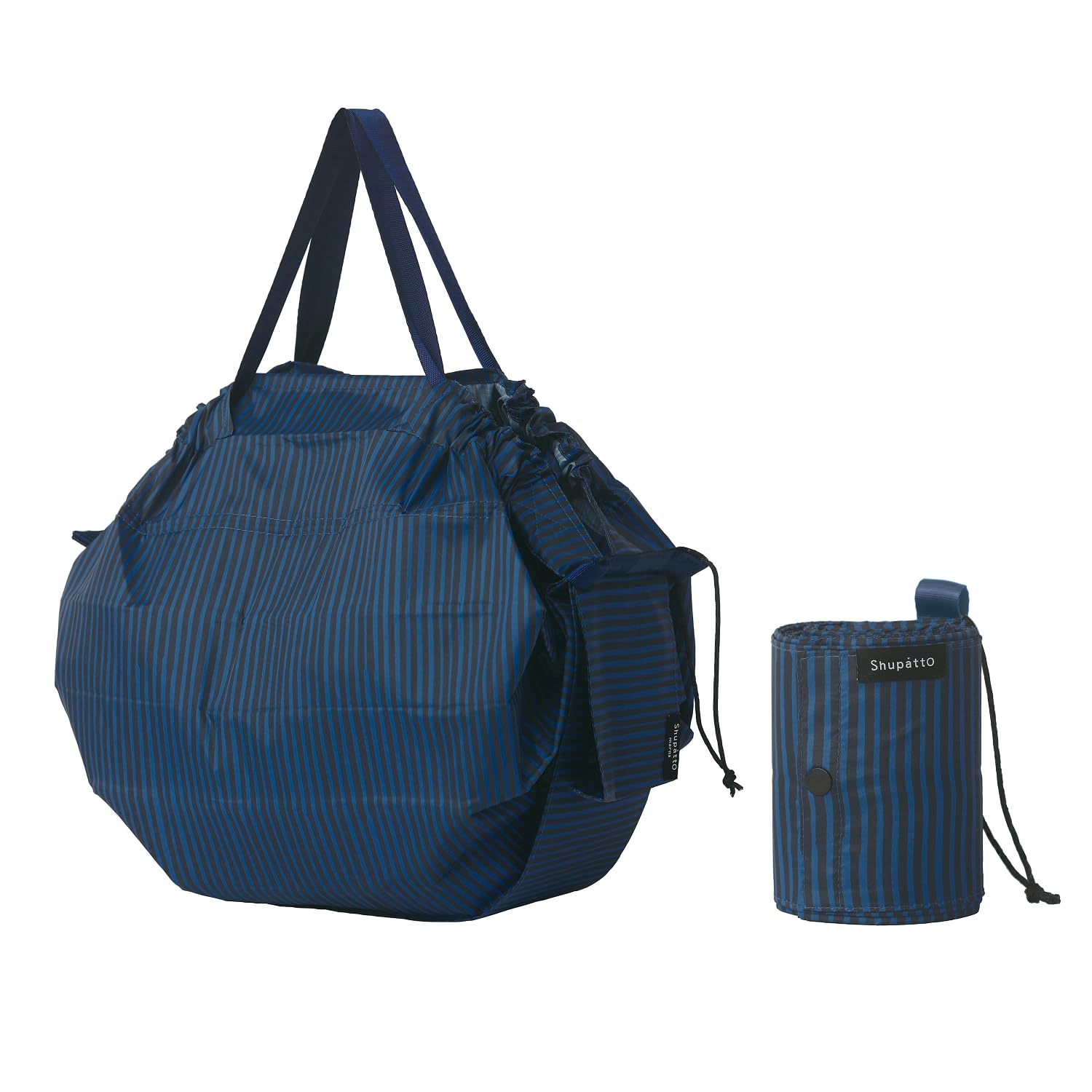 

marna Shupatto Insulated Cooler Bag Indigo Shupatto Foldable Eco Bag Insulated Cooler Bag Eco Bag Large Cooler Bag Foldable S500ID (20L / Stripe)