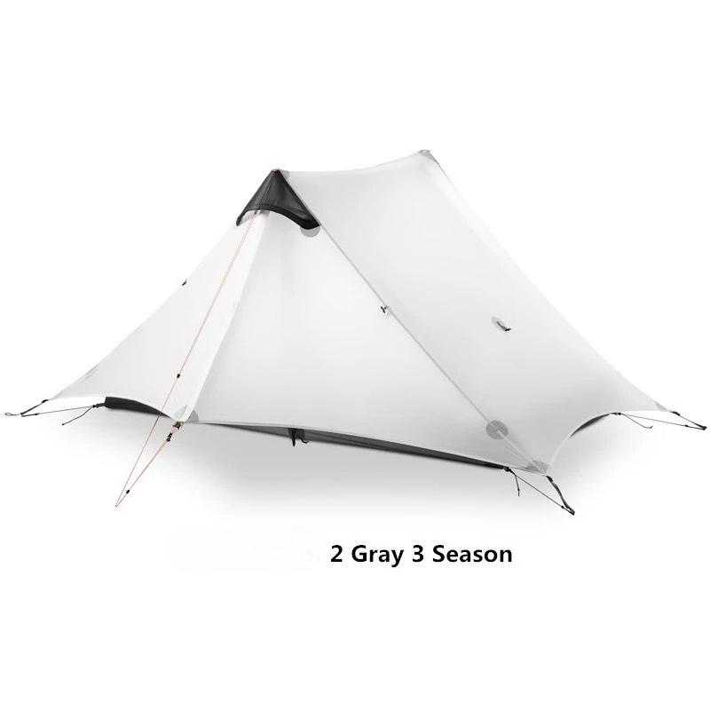 2 Person 3 Season 15D Silnylon Rodless Oudoor Ultralight Camping Tent Version Professional Tent