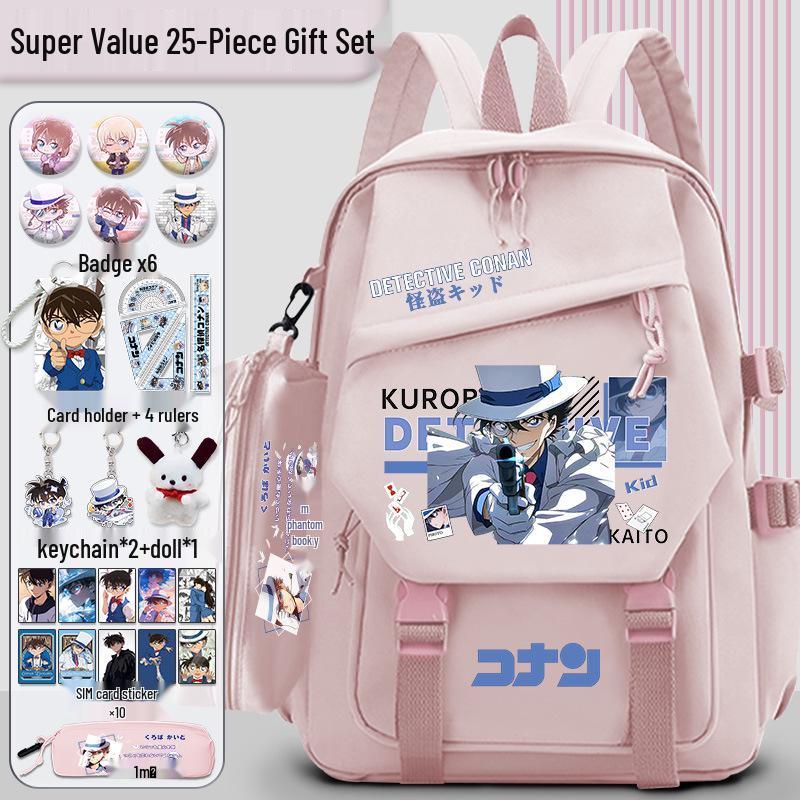 Detective Conan x Kaito Kid Large Capacity Backpack for Students