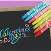 12-color Liquid Chalk Set Erasable Electronic Screen LED Fluorescent Light Board Painting Graffiti Marker Pen
