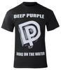 DEEP PURPLE SMOKE ON THE WATER Band T-Shirt Men's and Women's Short Sleeve Retro Hip Hop Y2k Tops Brand T-shirt Men Streetwear