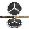 AAVM1 3D Front Grille Star Emblem For Mercedes Benz E-Class W213 2016-2020 E200 E250 E300 E350 E400 E450 Illuminated Logo