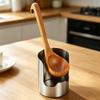 Stainless Steel Vertical Spoon and Lid Rest Organizer for Stove Top Kitchen Tongs Chopping Board Home Apartment RV Camper