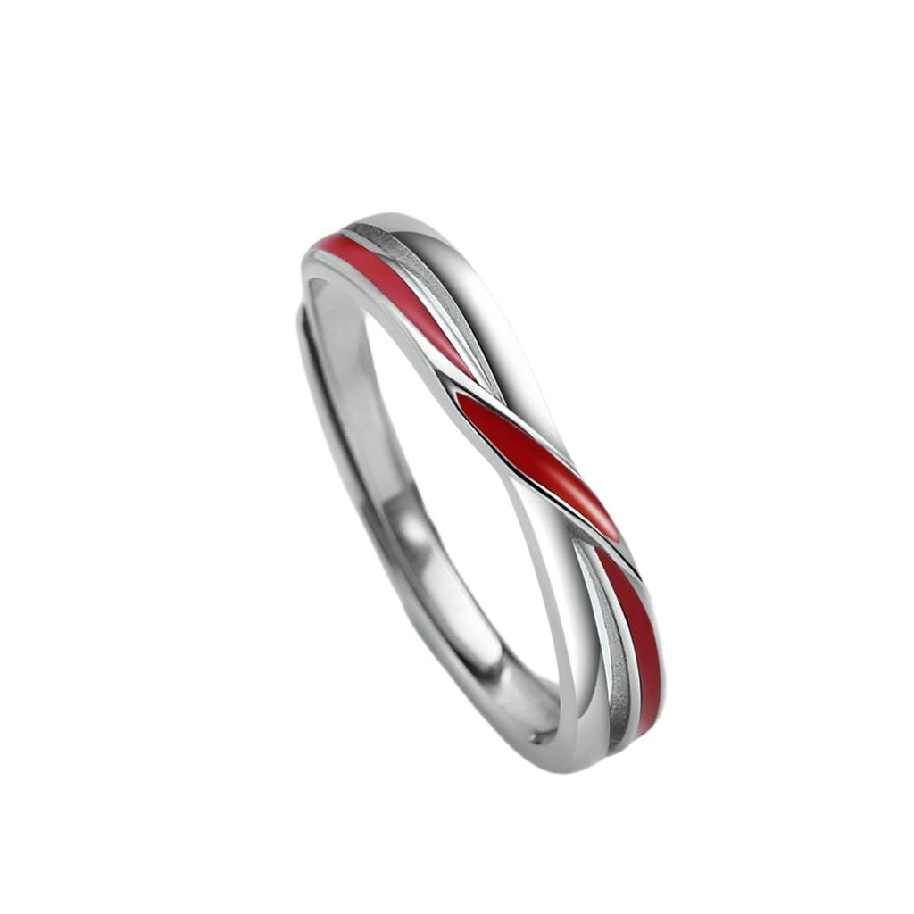 Anillos de Pareja Ajustables con Hilo Rojo Anillos de Boda y Anillos de Promesa Regalos de San Valentín para Hombres y Mujeres