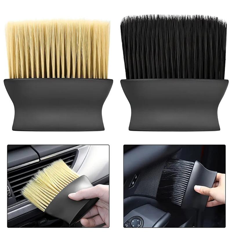 2-S Car Air Outlet Cleaning Brush Detail Crevice Dust Removal Home Office Dust Sweeping Brushes Tool Car Interior Accessories