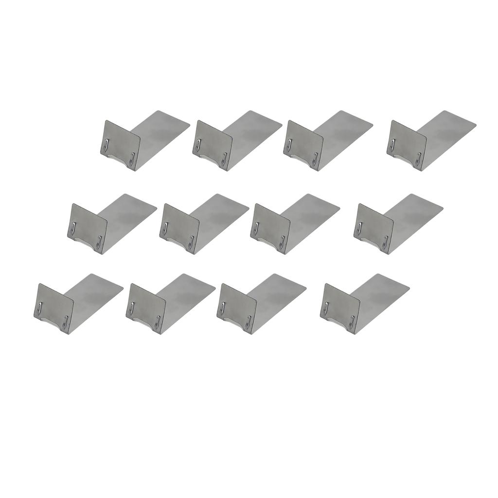 Pack Of 12 Place Card Stands Desktop Picture Holders Cellphone Display Rack Metal Restaurant Table Menu Holders