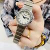 Uhr Damen Temperament Business Diamantuhr Hoher Wert Zart Leicht Luxuriös Kalender Stahlband Damen Uhr