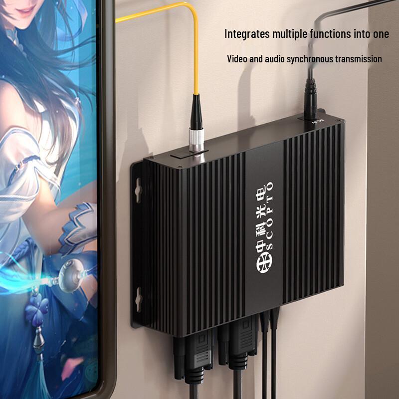Full HD DVI Video Fiber Optic Extender