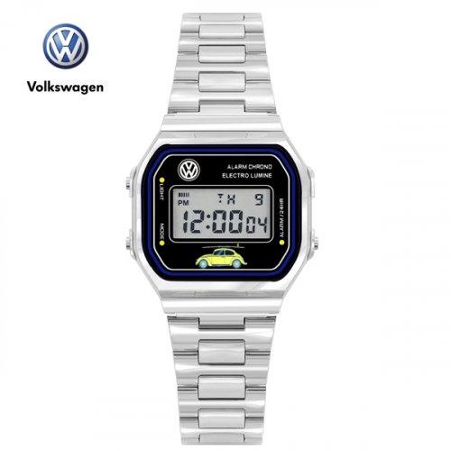

[Volkswagen Watch] Volkswagen Watch Unisex Digital Metal Watch VW-BeetleB-SV FREE