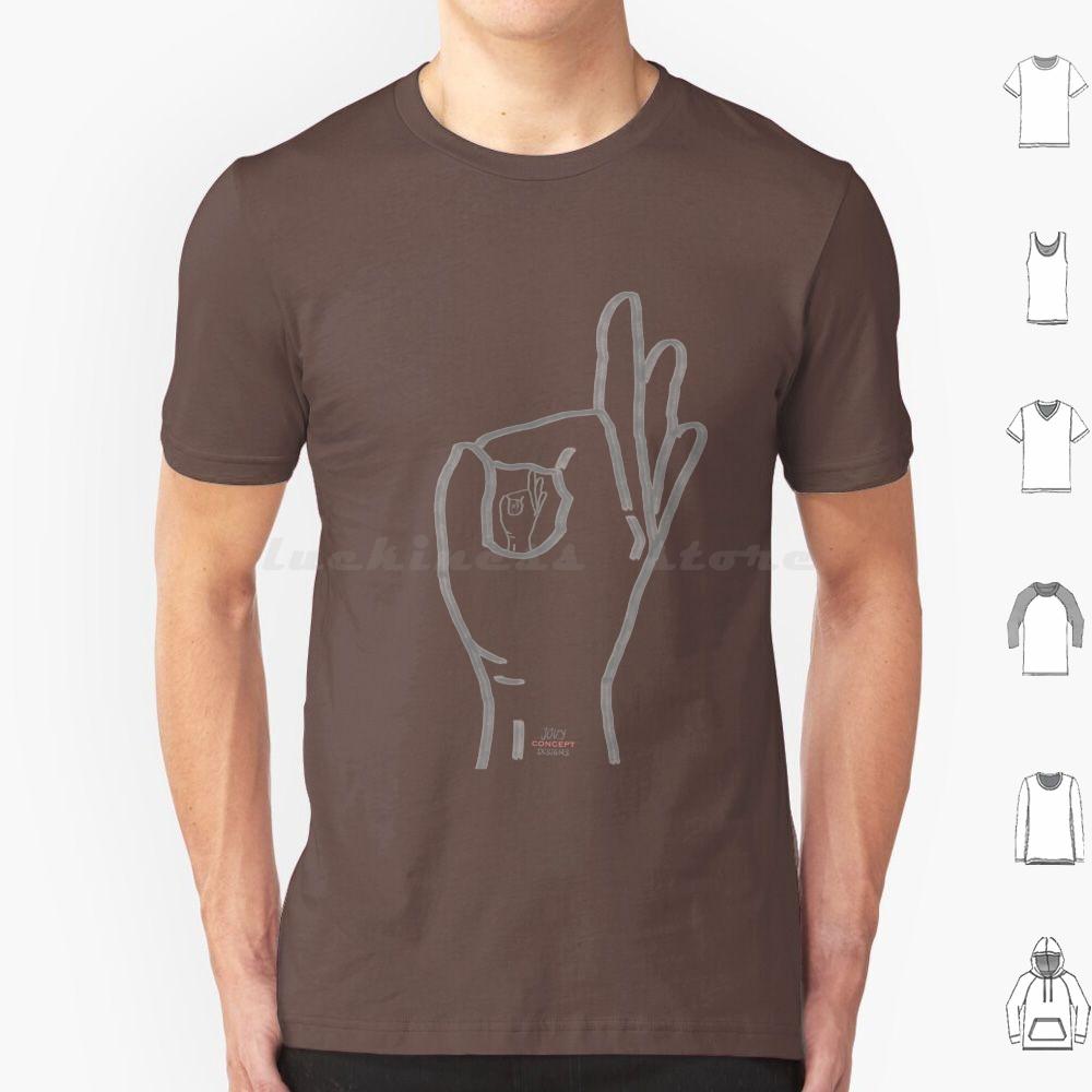 Okey Ok Okey Ok Hand T Shirt Cotton Men Women DIY Print Ok Sign Success Hand Symbol Happy Positive Gesture Good Smile Finger