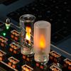 USB Flame Night Light with Touch Control Realistic Flickering LED Candle for Home Car