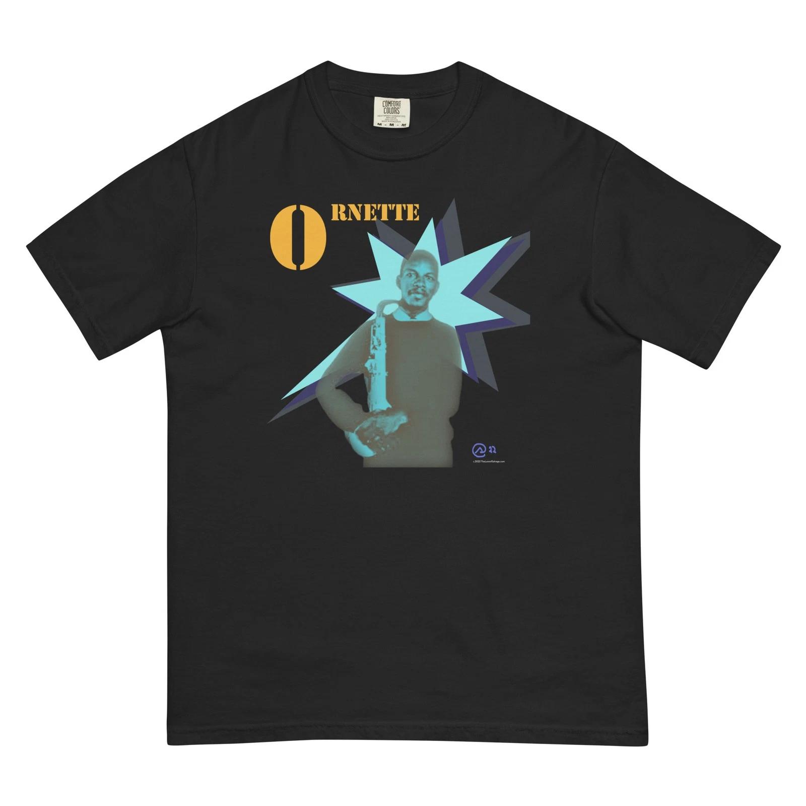 Ornette Coleman - garment-dyed heavyweight T S