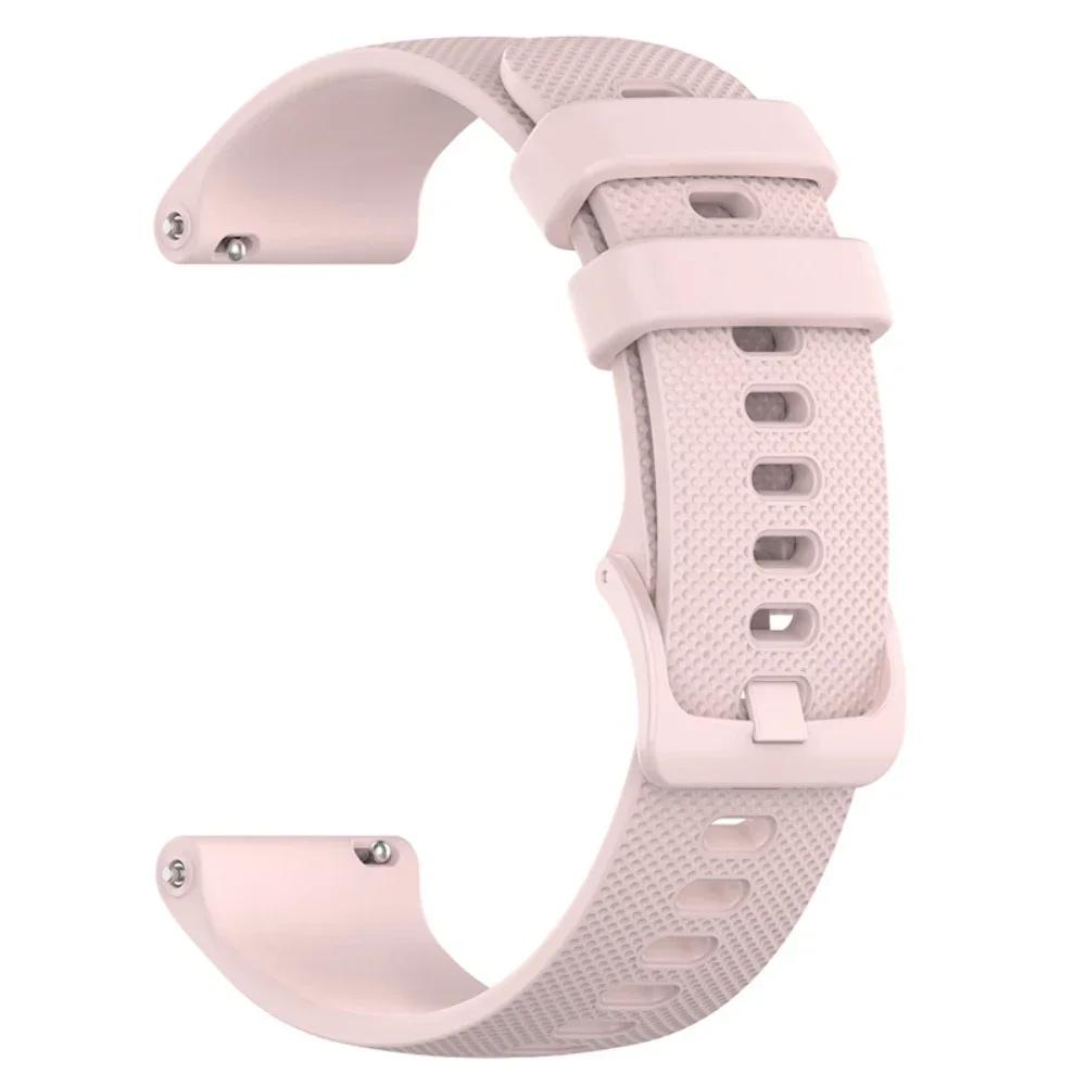 

20 22mm Silicone Strap For Polar Vantage V3 M2/M Grit X Pro Titan Sport Wristband For Polar Ignite 3 2 Unite Pacer Band Bracelet 20mm Universal розовый