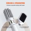 VEVOR Hair Dryer Styler, Ionic Hair Dryer Brush, 110,000RPM High-Speed Hot Air Styler with Oval & Paddle Brush