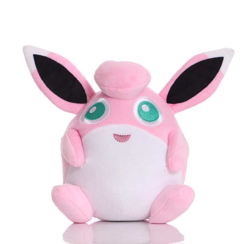 Pokemon Pink Series Plush Pikachu Cleffa Jigglypuff Mew Sylveon Chansey Stuffed Doll Kids Christmas Gifts Toys Hobbies