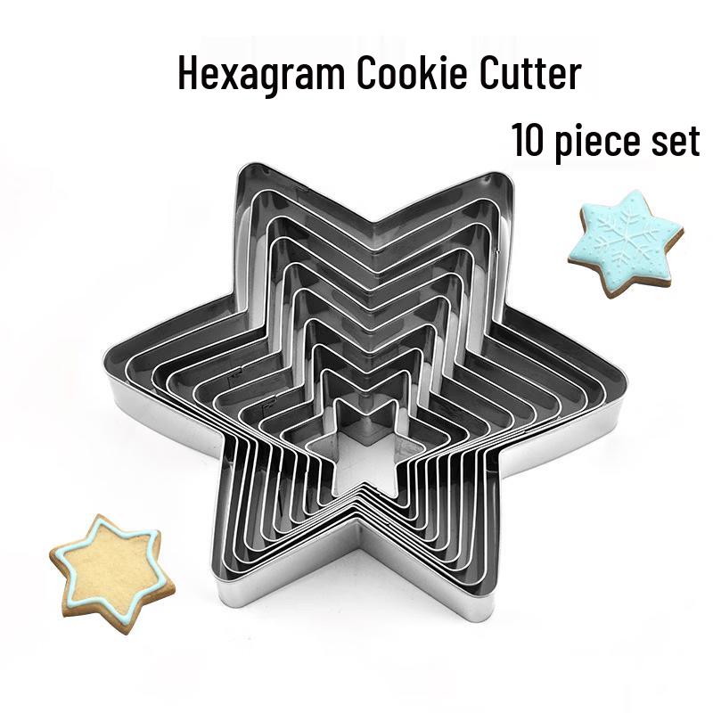

Hexagonal Star Cookie Cutter Set
