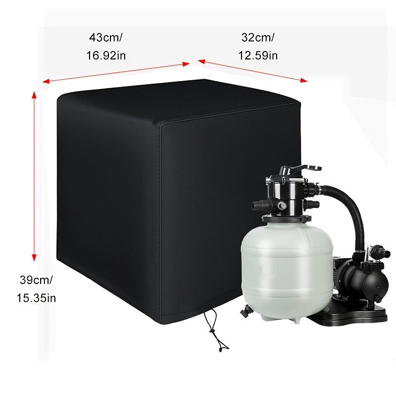 

Circulation System Swimming Pool Filter Cover, Water Pump Cover, Cylindrical Filter Pump Cover 43x32x39cm