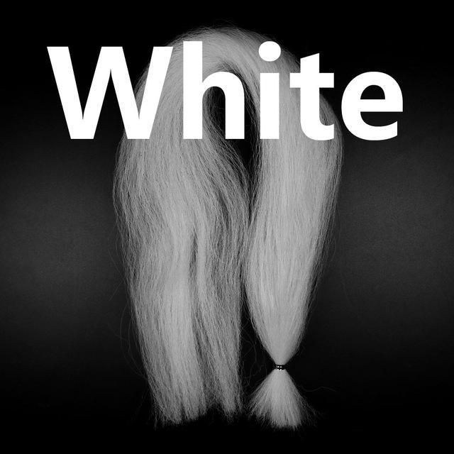 Bimoo Kinky Soft Synthetic Fly Tying Streamer Fiber Bait Fish Lead Head Jig Tying Material Pink Chartreuse Red Orange Yellow