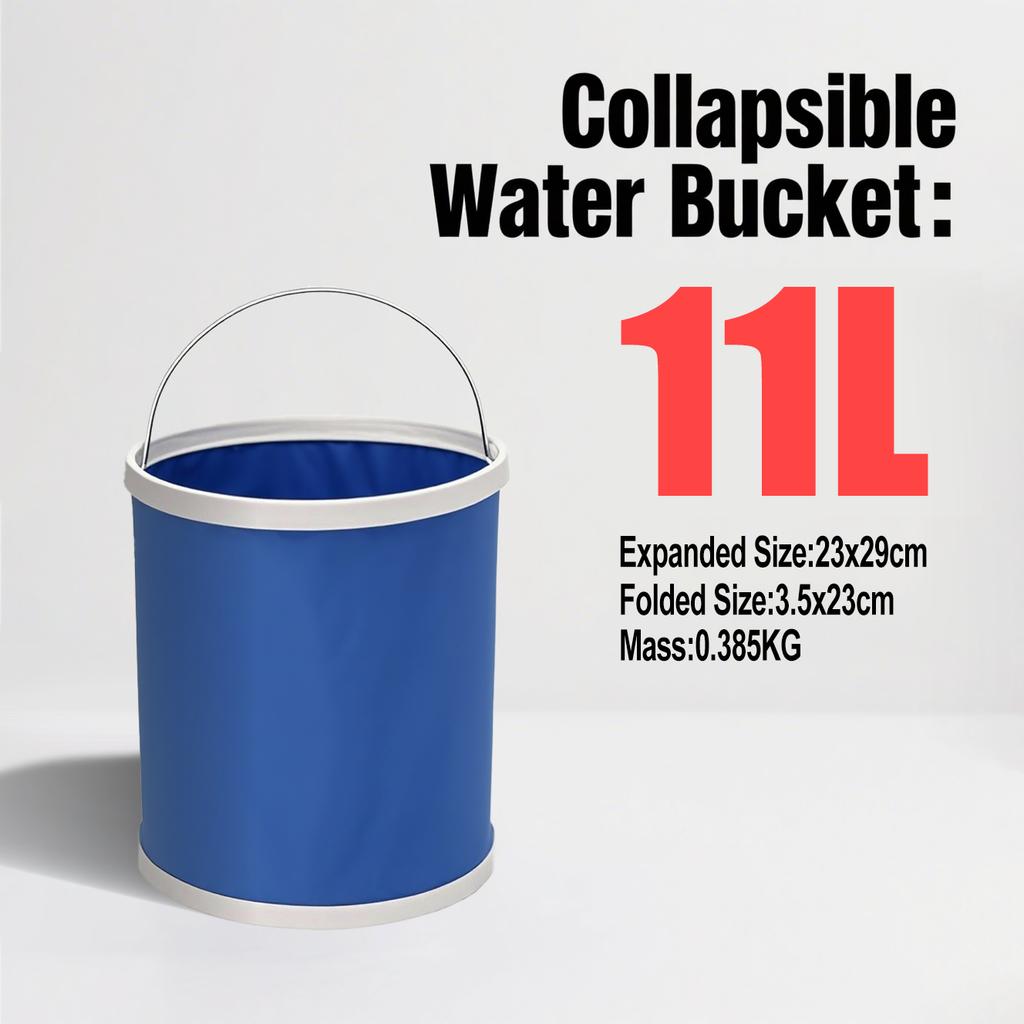 10L 11L 15L 19L Collapsible Oxford Bucket Car Washing Buckets Portable Folding Bucket  Space Multifunctional Waterproof