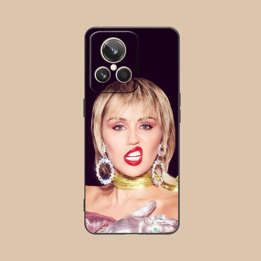 Miley Cyrus Handyhülle für Realme GT 8 Neo Pro C75 73 71 C67 65 C55 53 C35 31 C20 15 Bunte Druckabdeckung Hübsche Abdeckung