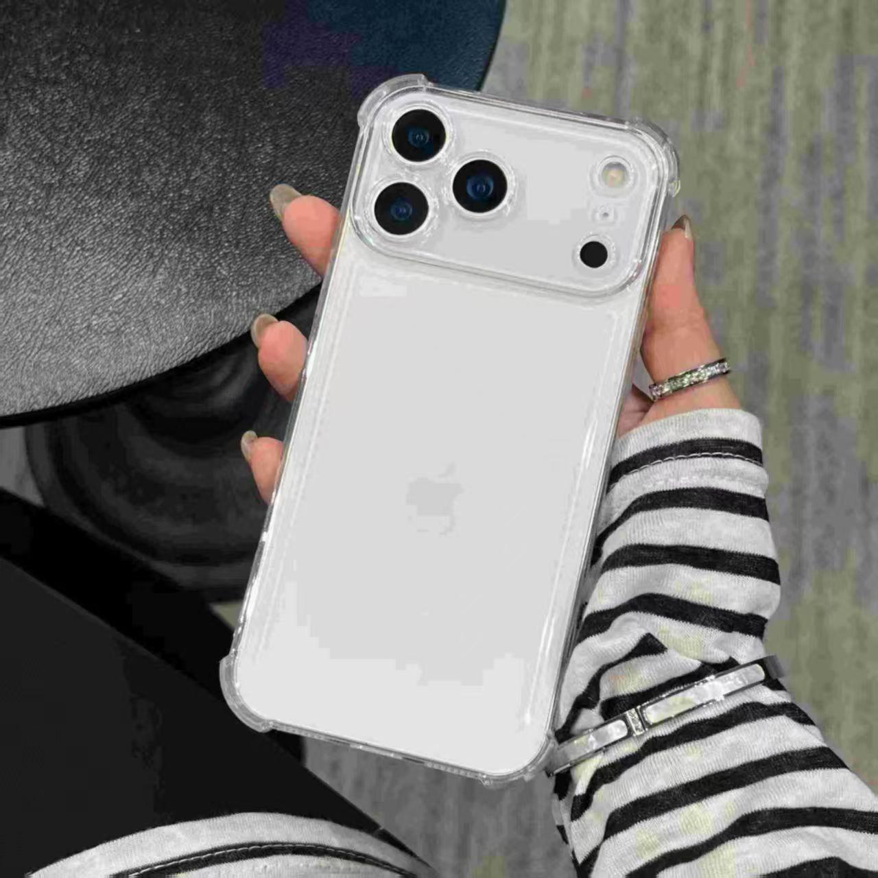 Прозрачный противоударный чехол для iPhone 17 Pro Max Прозрачный чехол для iPhone 17 Pro Чехол-обложка для iPhone 17 Air iPhone17