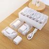 Clear Data Cable Storage Box Durable Desktop Cable Organizer  Desktop Organization
