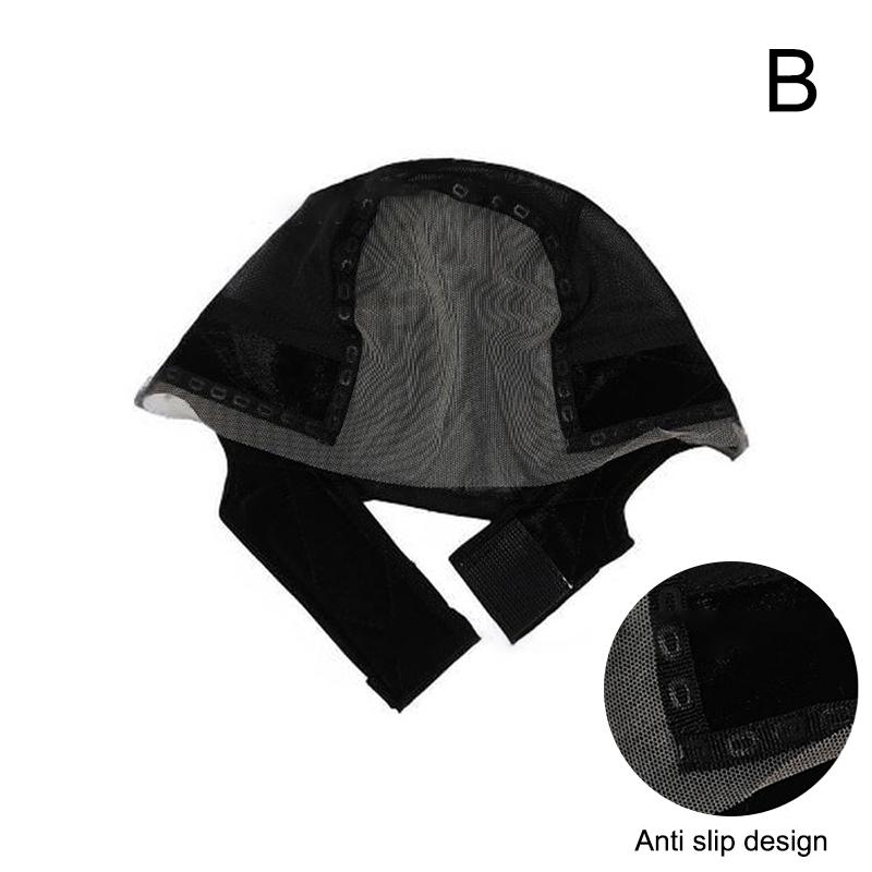 Female Headband Wig Cap Lace Wig Cap For Wig Making U Part Wig Caps Non Slip With Adjustable Velcro Velvet Wig Grip To Wear Wig