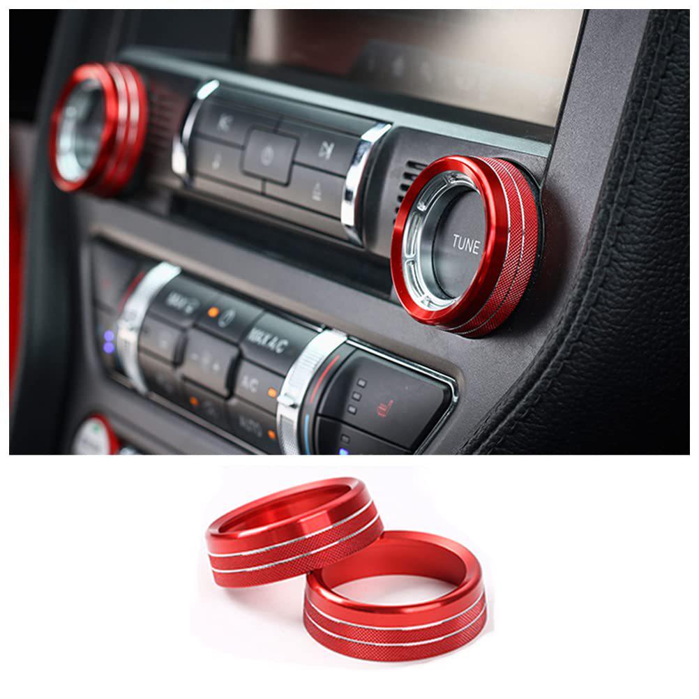 2015-2023 Ford Mustang A/C Knob & Console Decorative Ring
