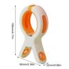 5Pcs Strong Grip Large Size Clothes Clips Plastic Anti-slip Clothes Pegs Windproof Thickened Laundry Clips Balcony