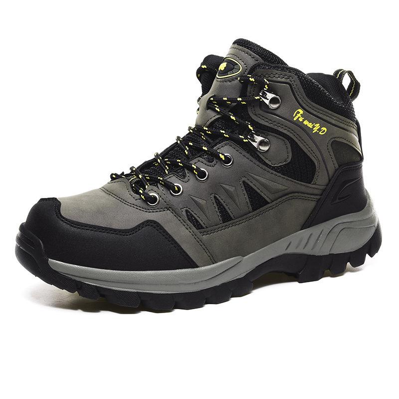 Men's Shoes Autumn and Winter New Medium and High Top Non-slip Casual Shoes Outdoor Hiking Hiking Shoes Sports Shoes
